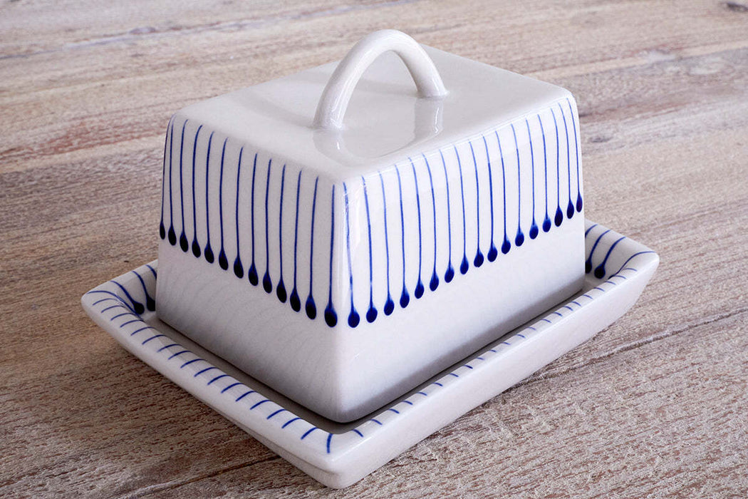 Iba Butter Dish Indigo