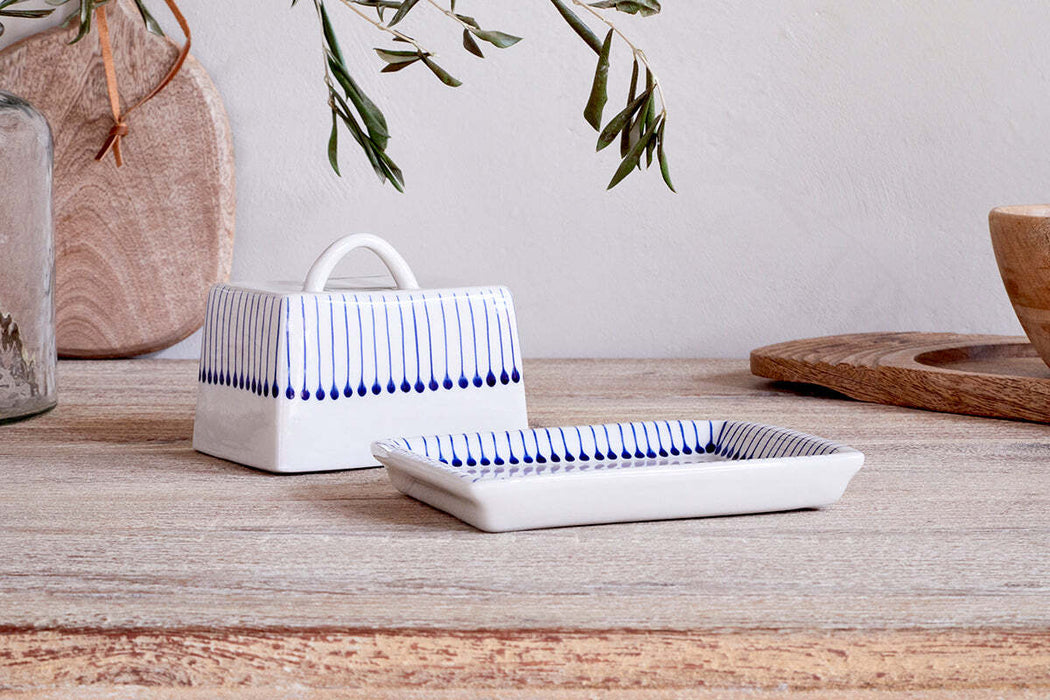Iba Butter Dish Indigo
