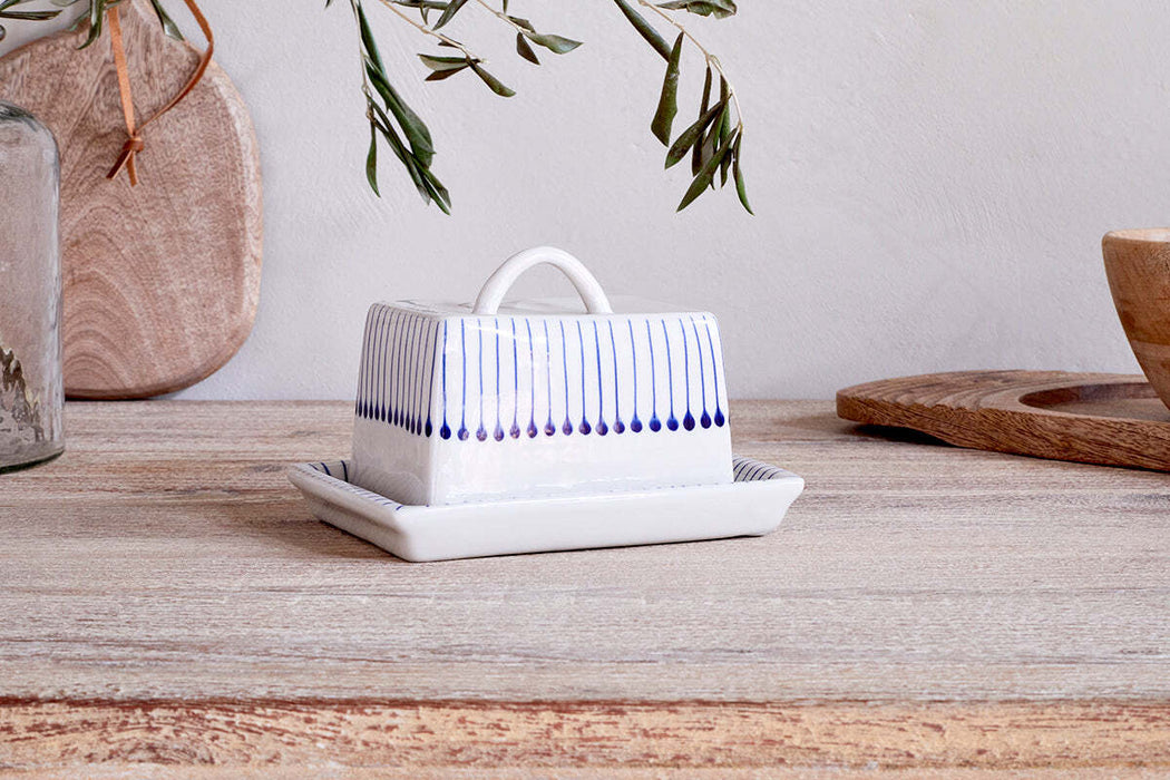 Iba Butter Dish Indigo