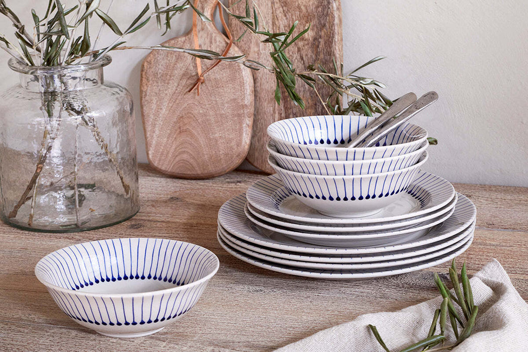 Iba Dinner Plate Indigo