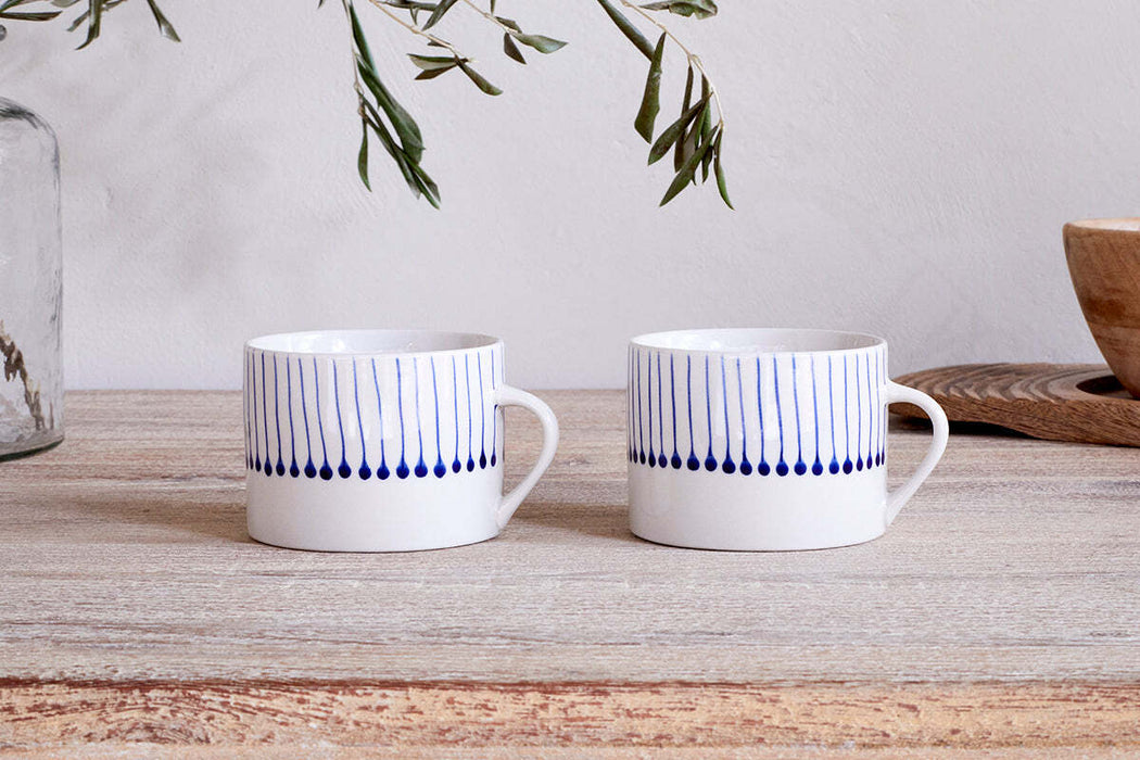 Iba Mug Indigo Set Of 2