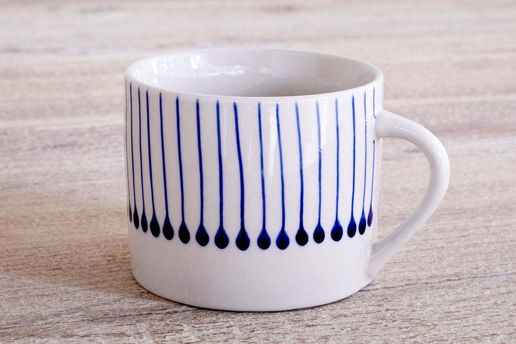 Iba Mug Indigo Set Of 2 Small
