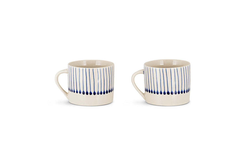 Iba Mug Indigo Set Of 2 Small