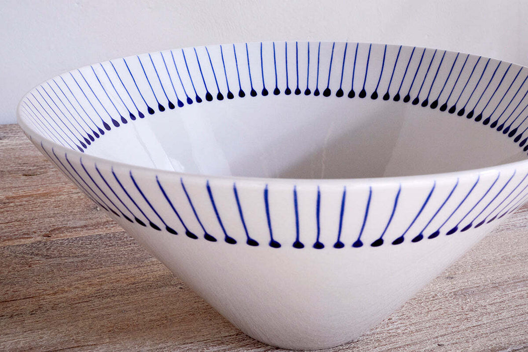 Iba Serving Bowl Indigo