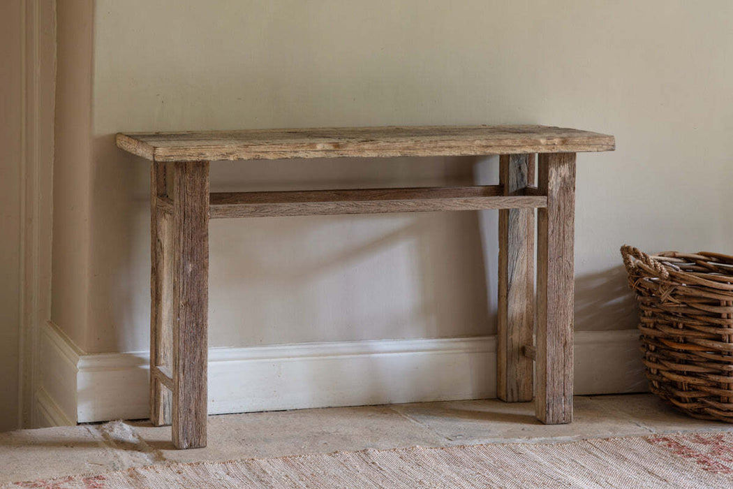 Ibo Reclaimed Wood Console Table Natural