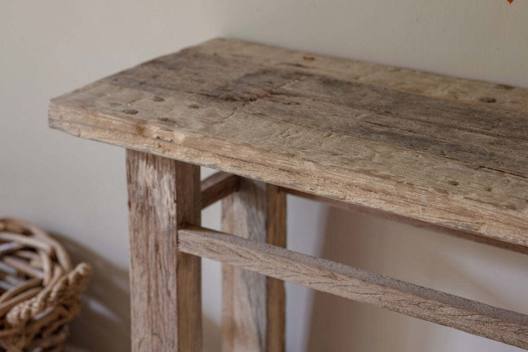 Ibo Reclaimed Wood Console Table Natural