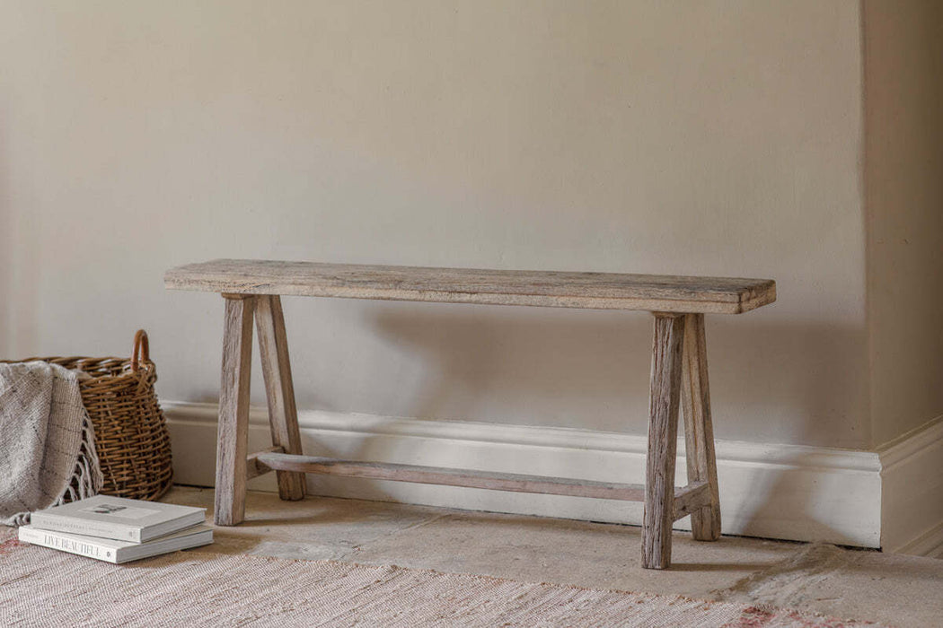Ibo Reclaimed Wood Long Bench Natural