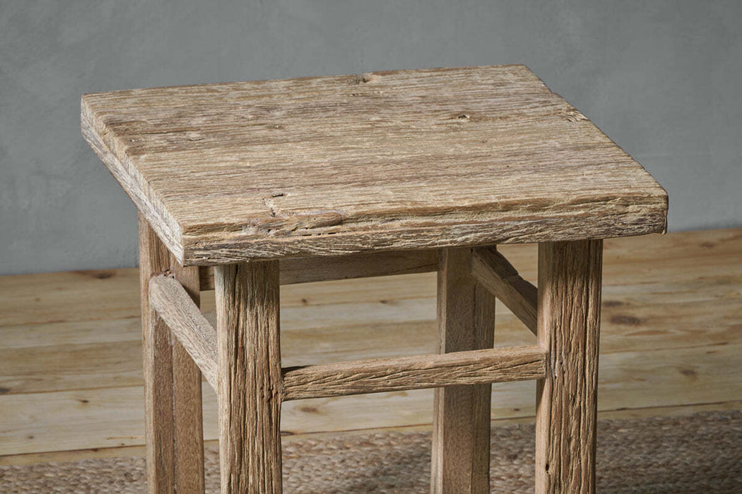 Ibo Reclaimed Wood Side Table Natural