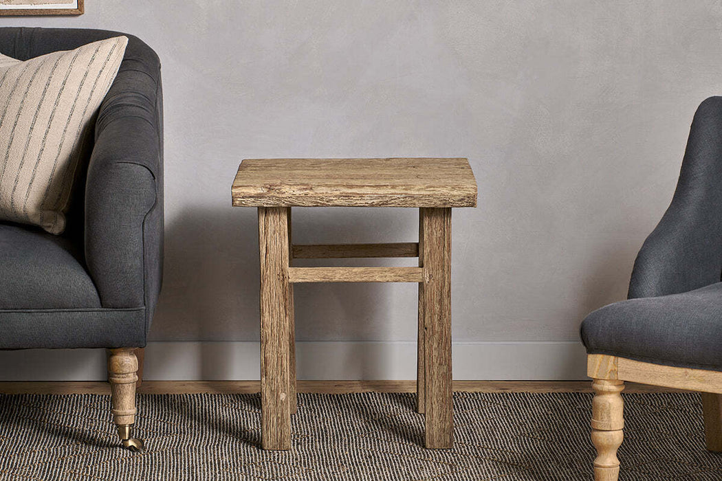 Ibo Reclaimed Wood Side Table Natural