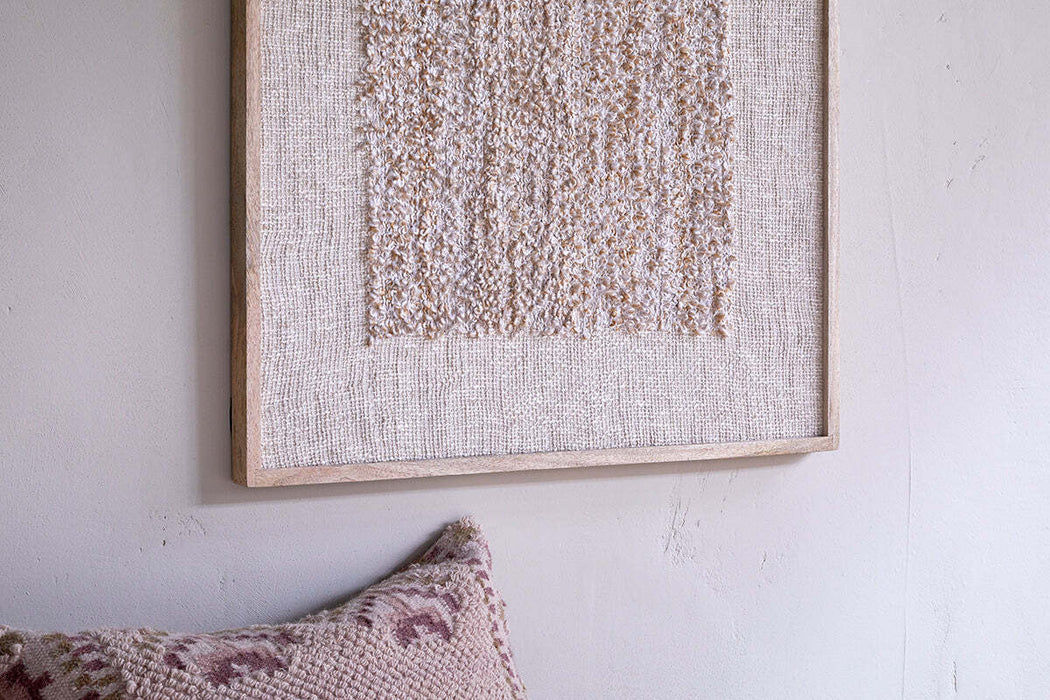 Ikona Textured Wall Art Natural
