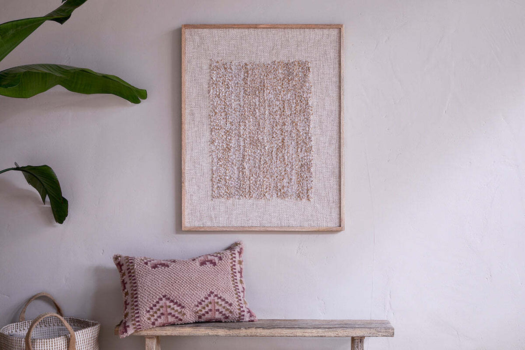Ikona Textured Wall Art Natural