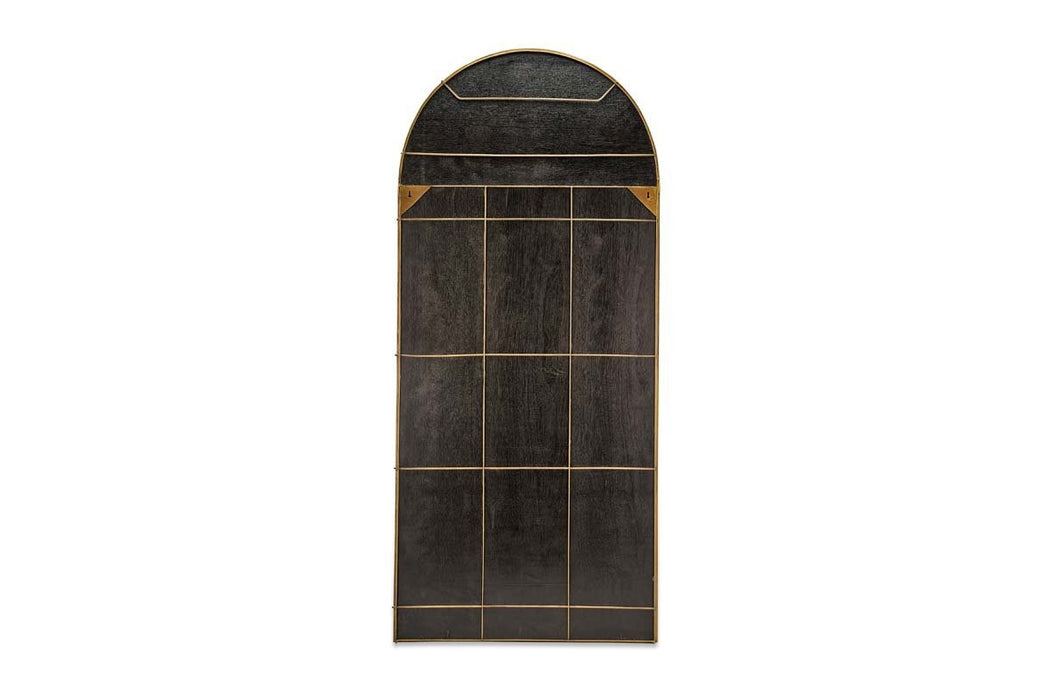 Imoma Iron Full Length Arch Mirror Brass
