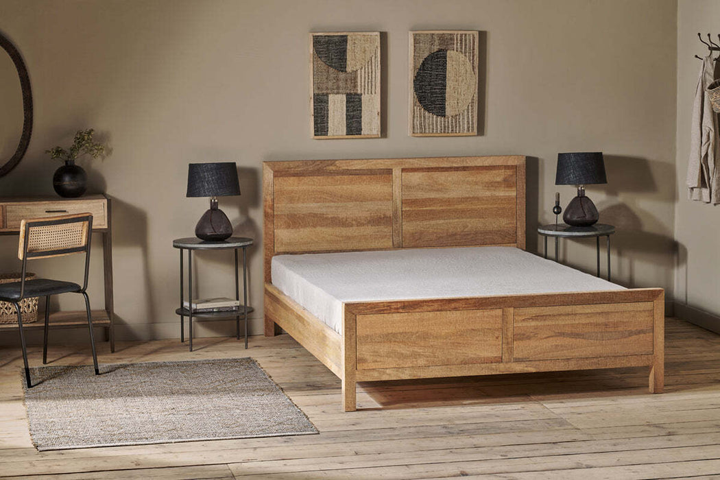 Indali Mango Wood Bed Natural