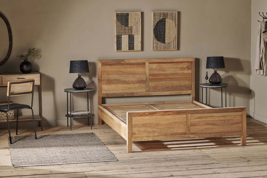 Indali Mango Wood Bed Natural