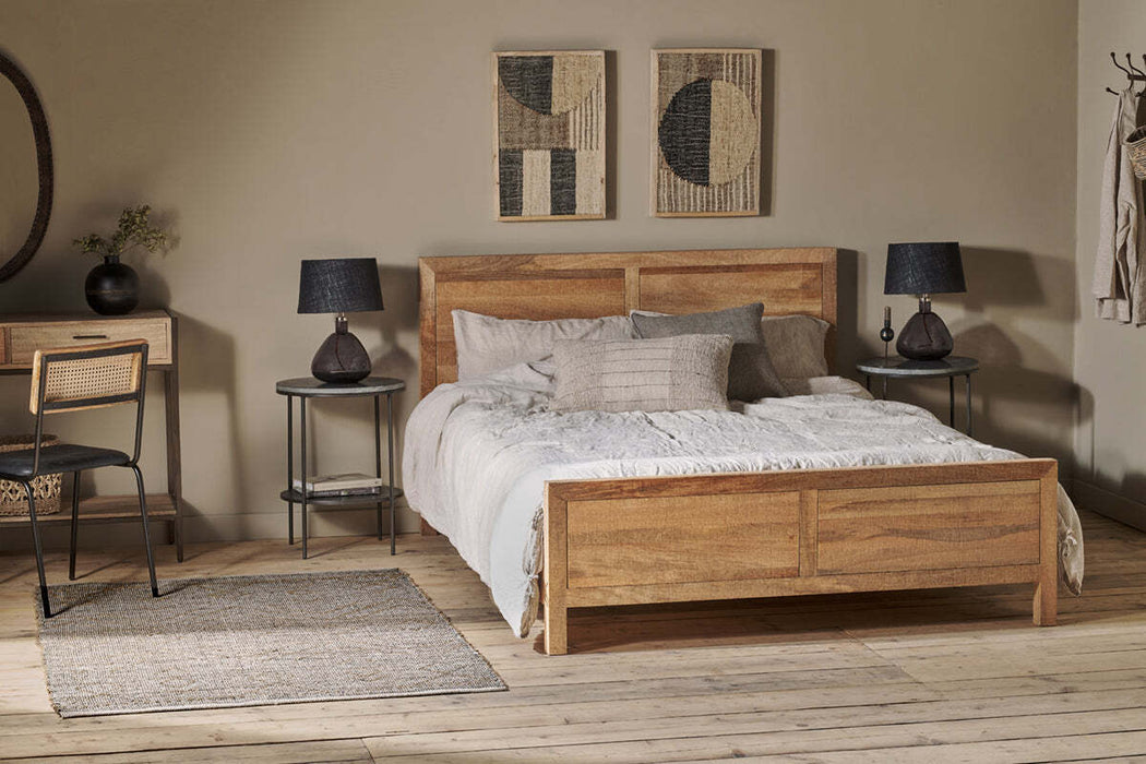 Indali Mango Wood Bed Natural