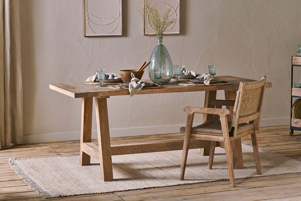 Indali Mango Wood Dining Table Natural