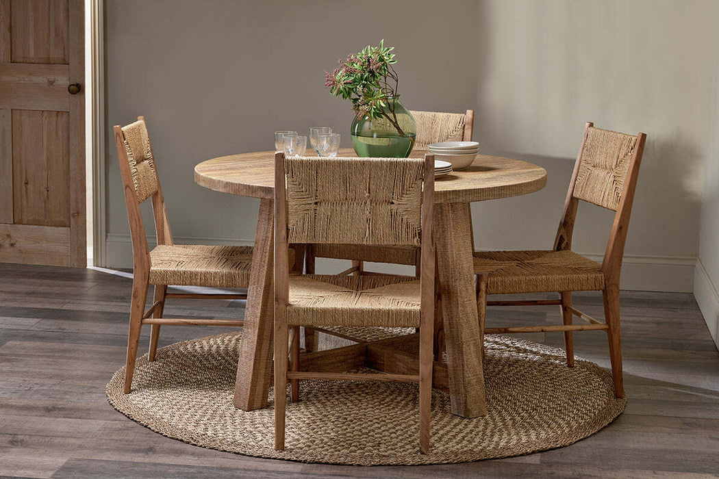 Indali Mango Wood Round Dining Table