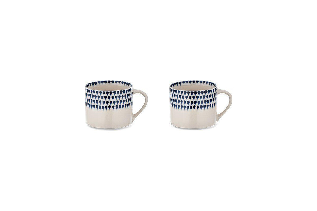 Indigo Drop Mug Small Set Of 2 Im15 1