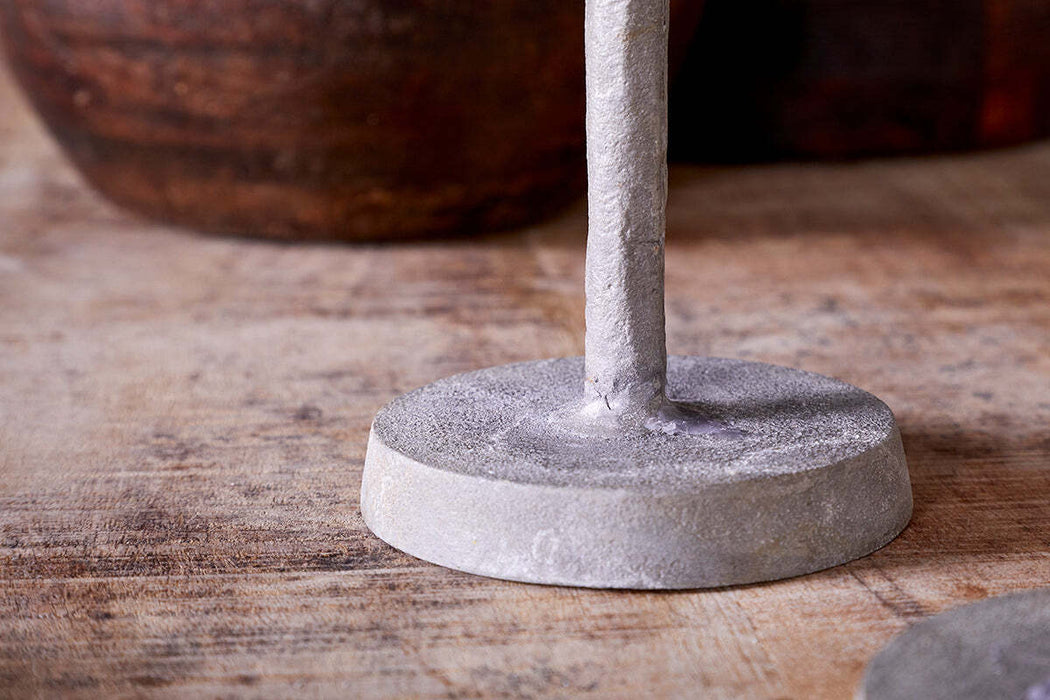Inigo Candle Holder Aged Zinc