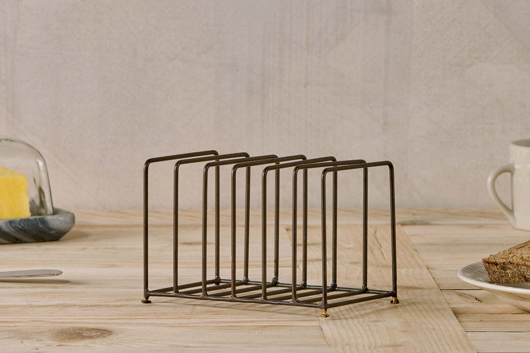 Inkollu Toast Rack Aged Brass