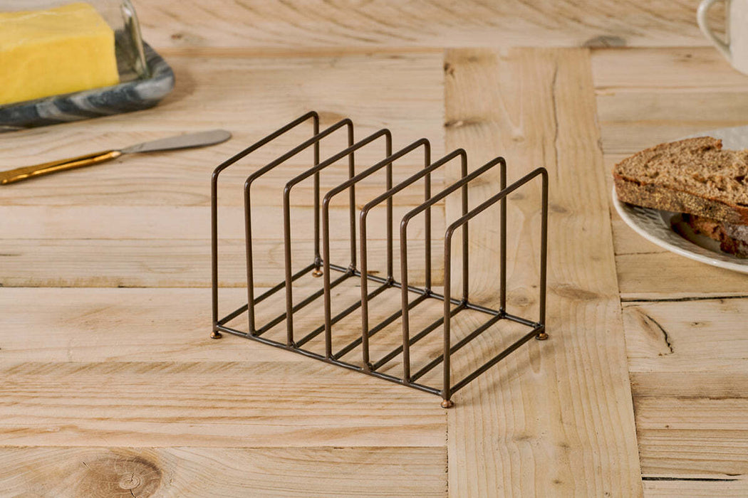 Inkollu Toast Rack Aged Brass