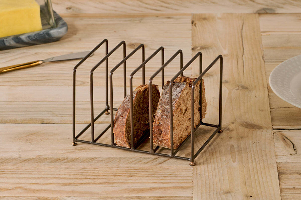 Inkollu Toast Rack Aged Brass