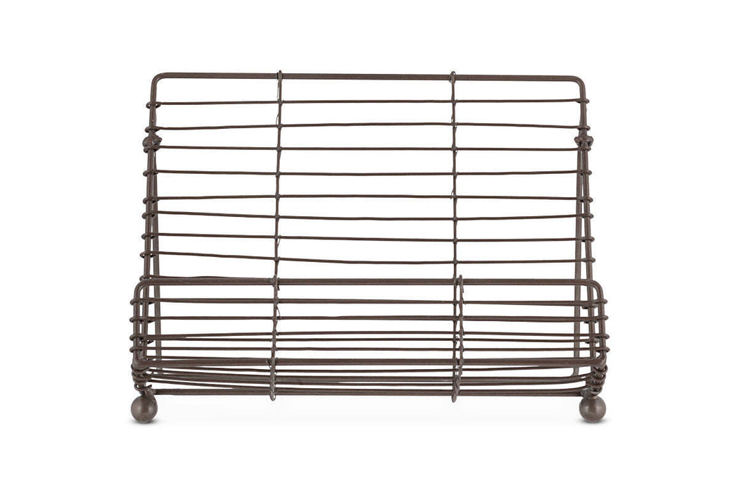 Inkollu Wire Bookstand Aged Brass