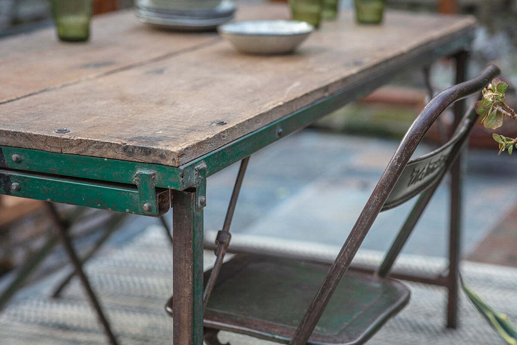 Ishan Reclaimed Folding Dining Coffee Table