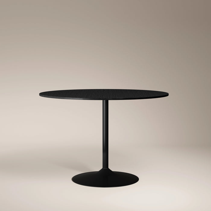 Isla 4 Seat Round Wooden Dining Table