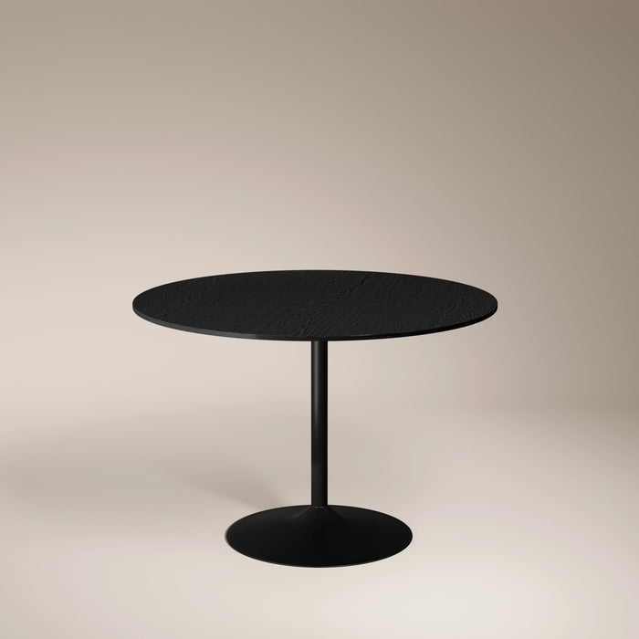 Isla 4 Seat Round Wooden Dining Table