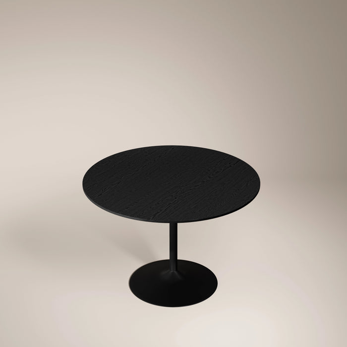 Isla 4 Seat Round Wooden Dining Table