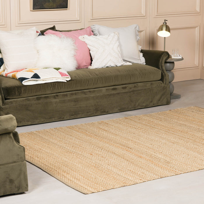 Chunky Woven Jute Rug 260x180cm