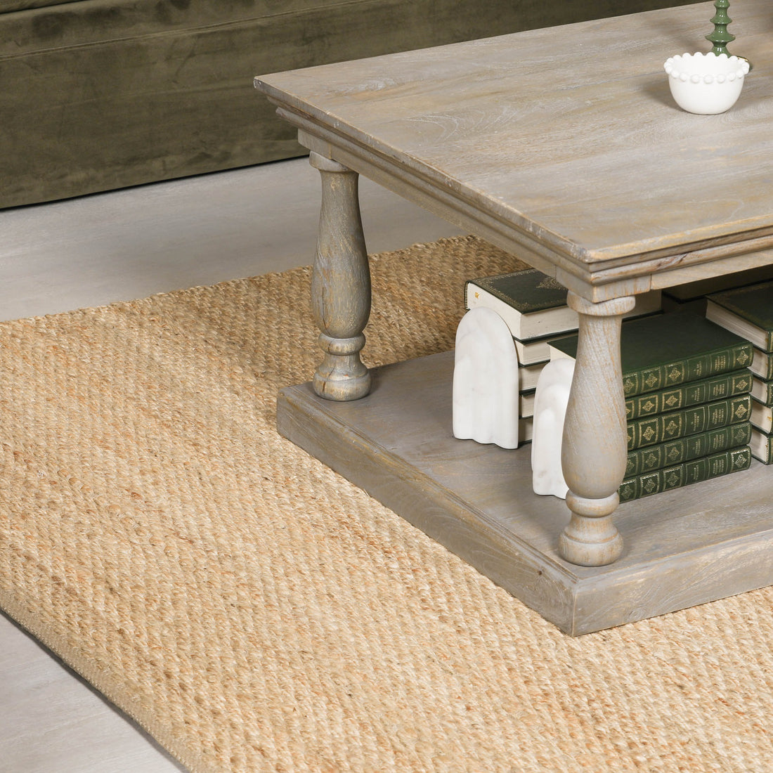 Chunky Woven Jute Rug 230x160cm