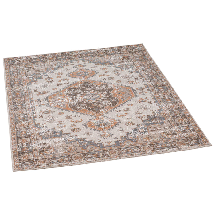 Brown Chenille Rug 260x180cm