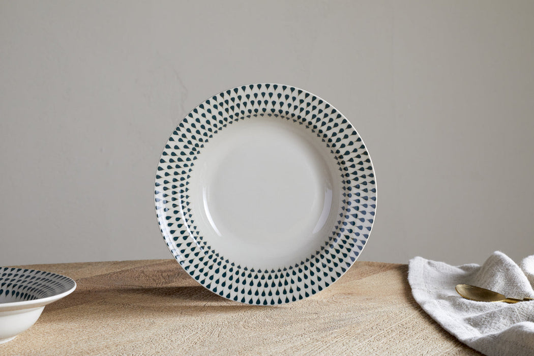 Juniper Drop Pasta Bowl Cream Juniper