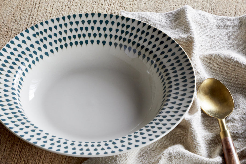 Juniper Drop Pasta Bowl Cream Juniper