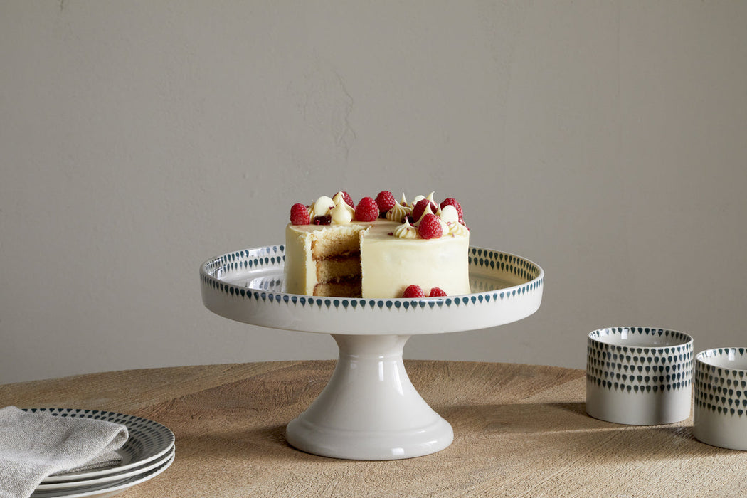 Juniper Drop Ceramic Stand Cream Juniper