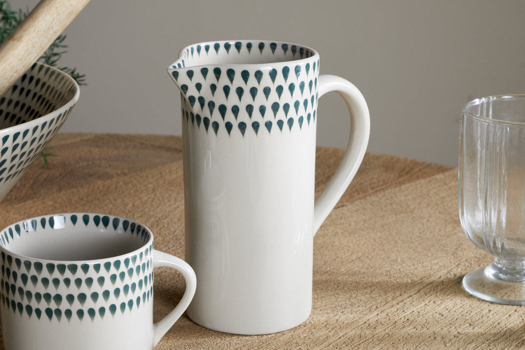 Juniper Drop Jug Cream Juniper Small