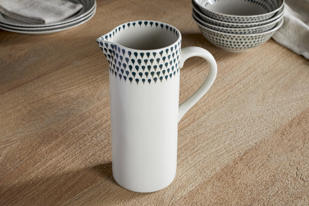 Juniper Drop Jug Cream Juniper Large