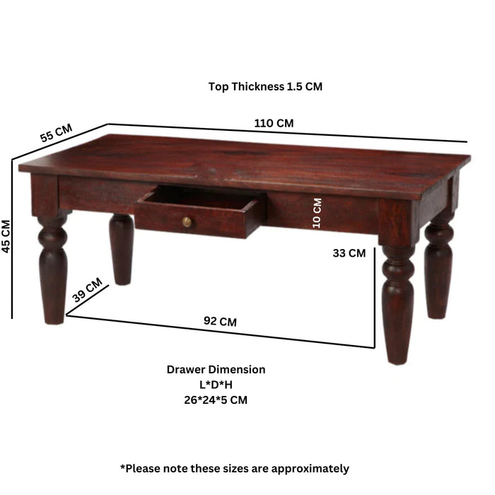 Jaipur Dark Mango Coffee Table