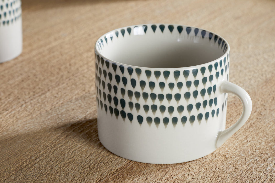 Juniper Drop Mug Cream Juniper Large Set Of 2