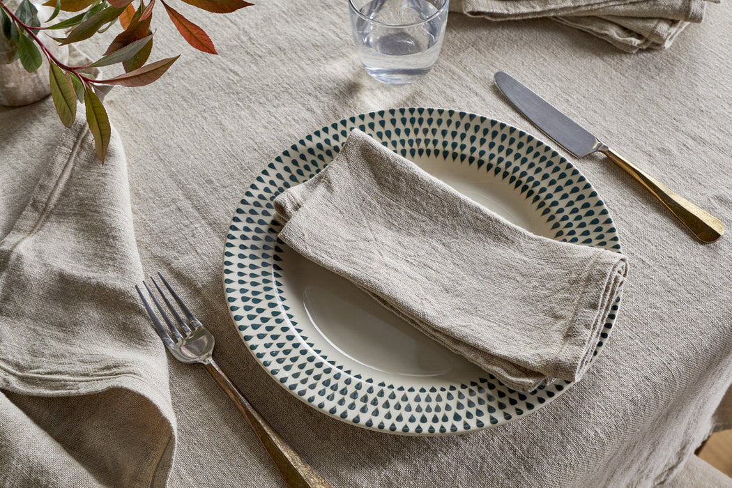 Junto Linen Napkin Natural Set Of 4