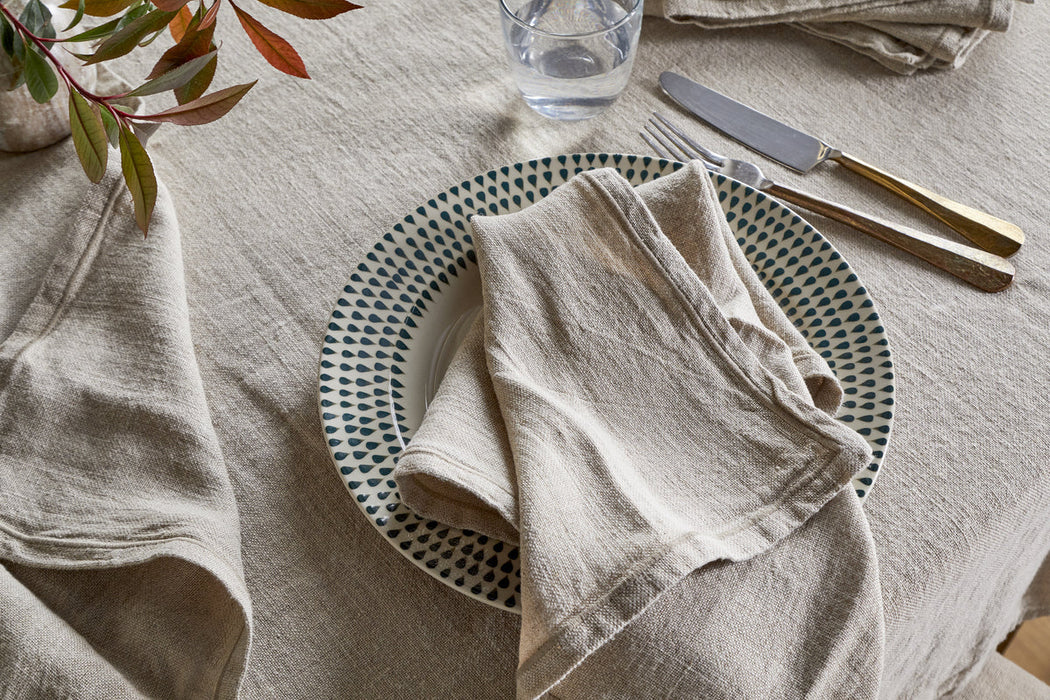 Junto Linen Napkin Natural Set Of 4