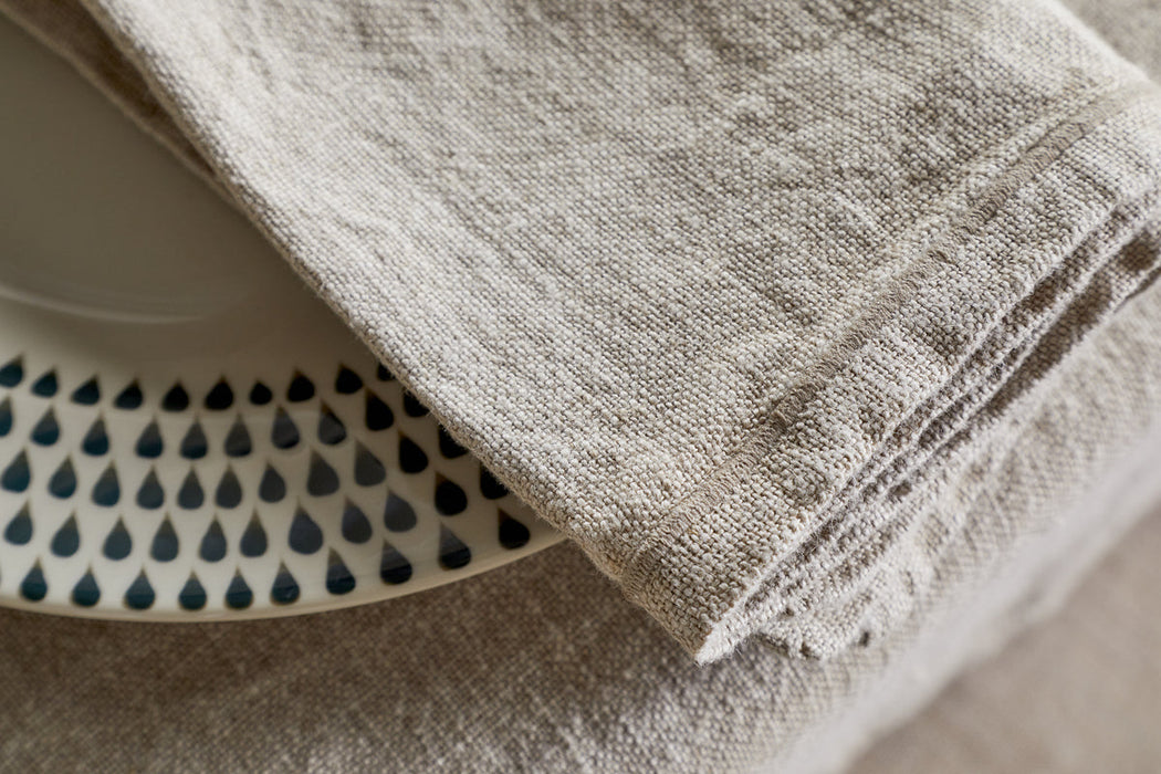 Junto Linen Napkin Natural Set Of 4