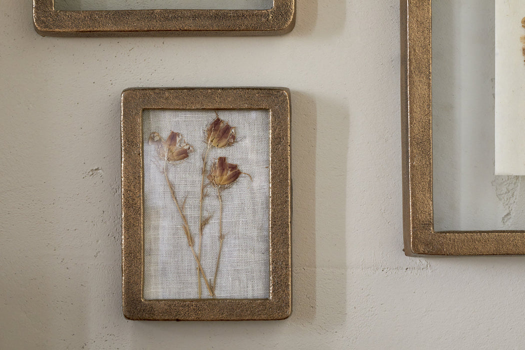 Jahala Wall Hung Photo Frame Antique Brass