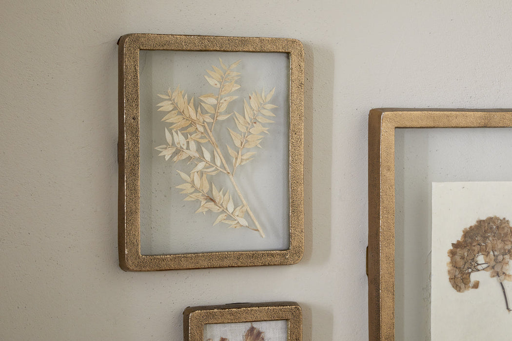 Jahala Wall Hung Photo Frame Antique Brass