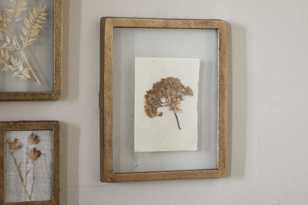 Jahala Wall Hung Photo Frame Antique Brass
