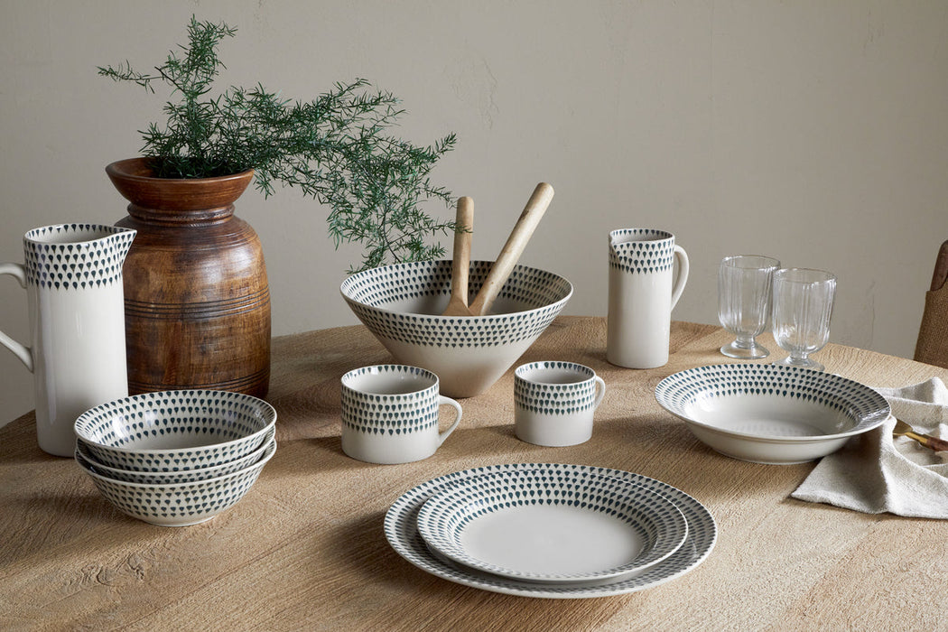 Juniper Drop Dinner Plate Cream Juniper