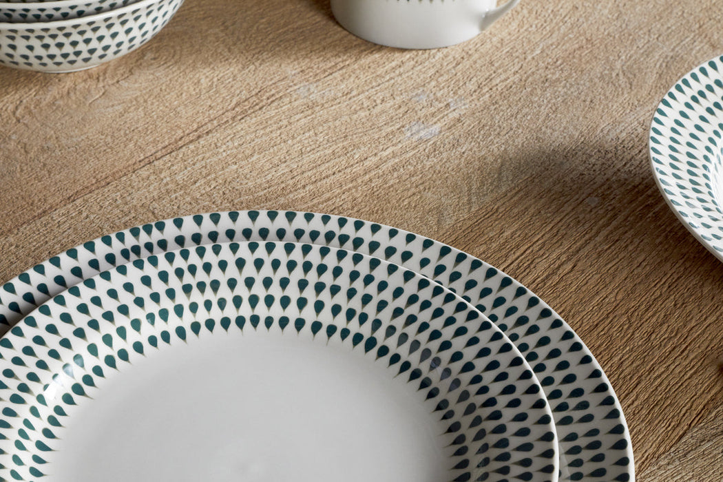 Juniper Drop Side Plate Cream Juniper