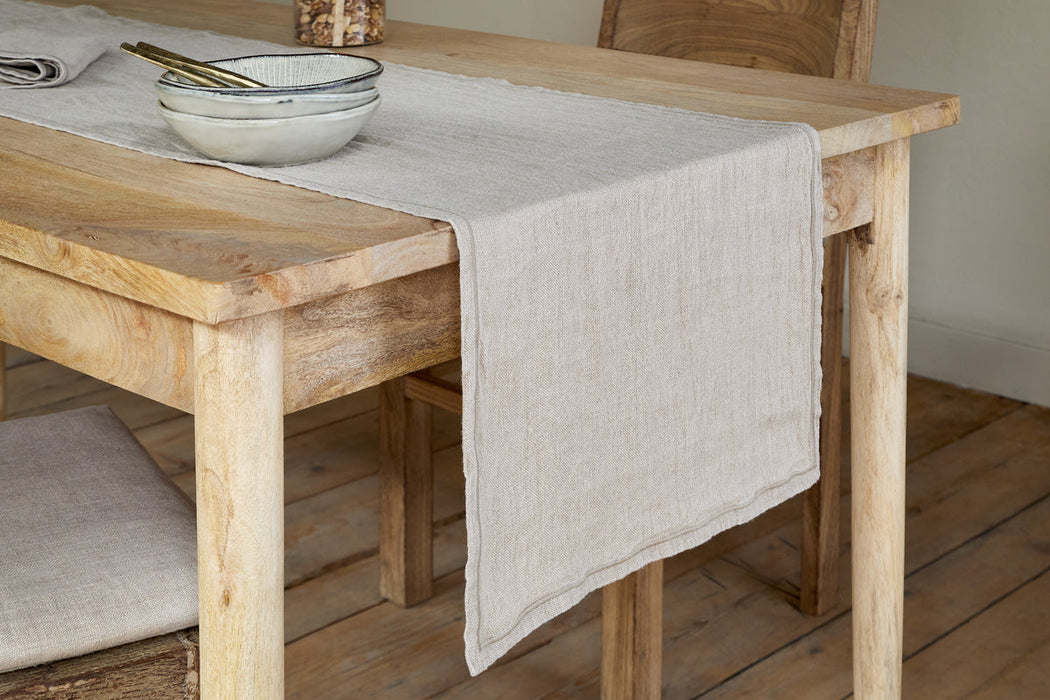 Junto Linen Runner Natural Large
